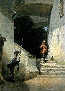 Carl Spitzweg Serenissimus oil painting on canvas